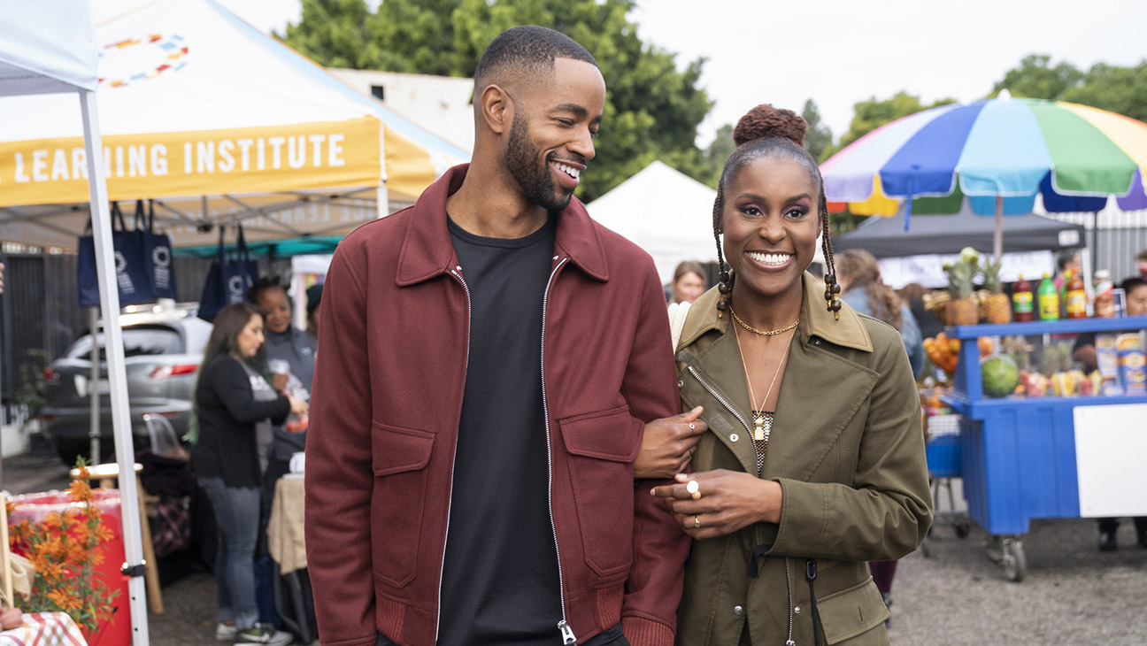 Jay Ellis and Issa Rae in Insecure