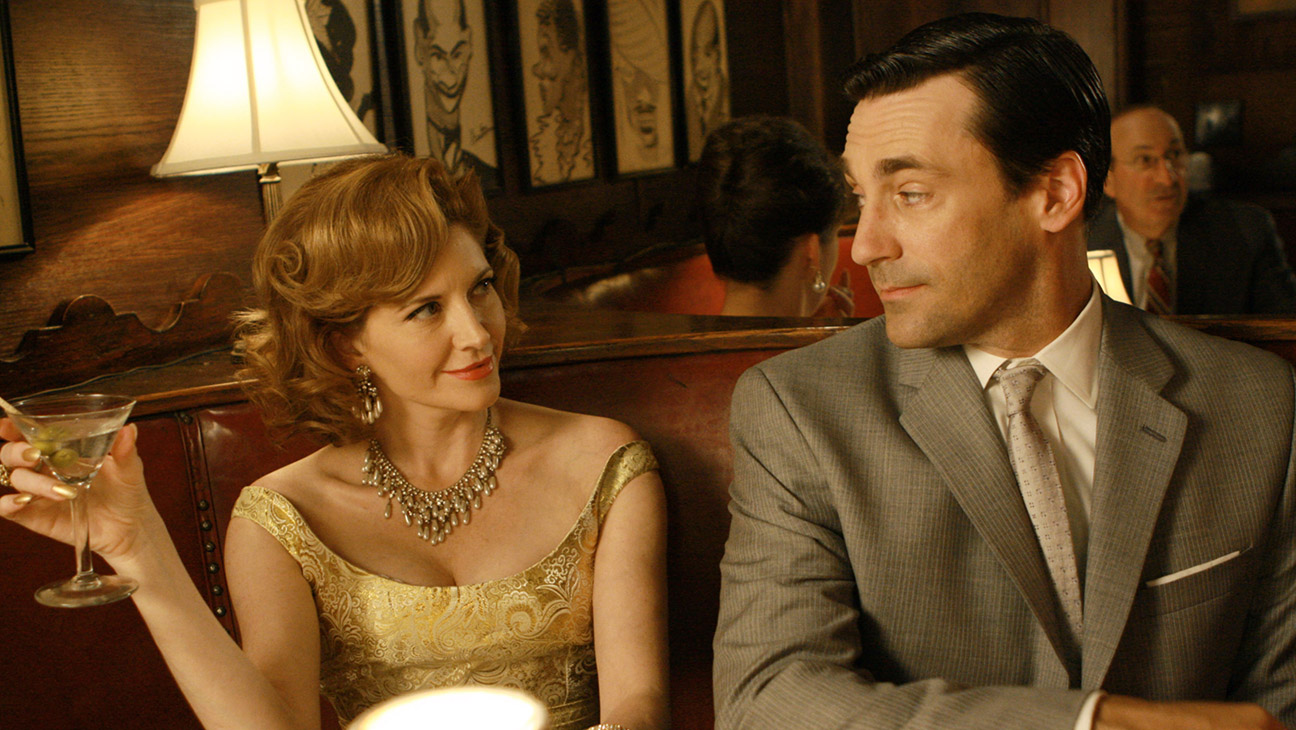 Mad Men, (from left): Melinda McGraw, Jon Hamm, 'The New Girl', (Season 2, aired Aug. 24, 2008), 2007