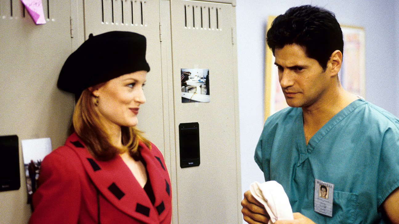 Melrose Place, Laura Leighton, Thomas Calabro, Season 3, March, 1995. (1992-1999)